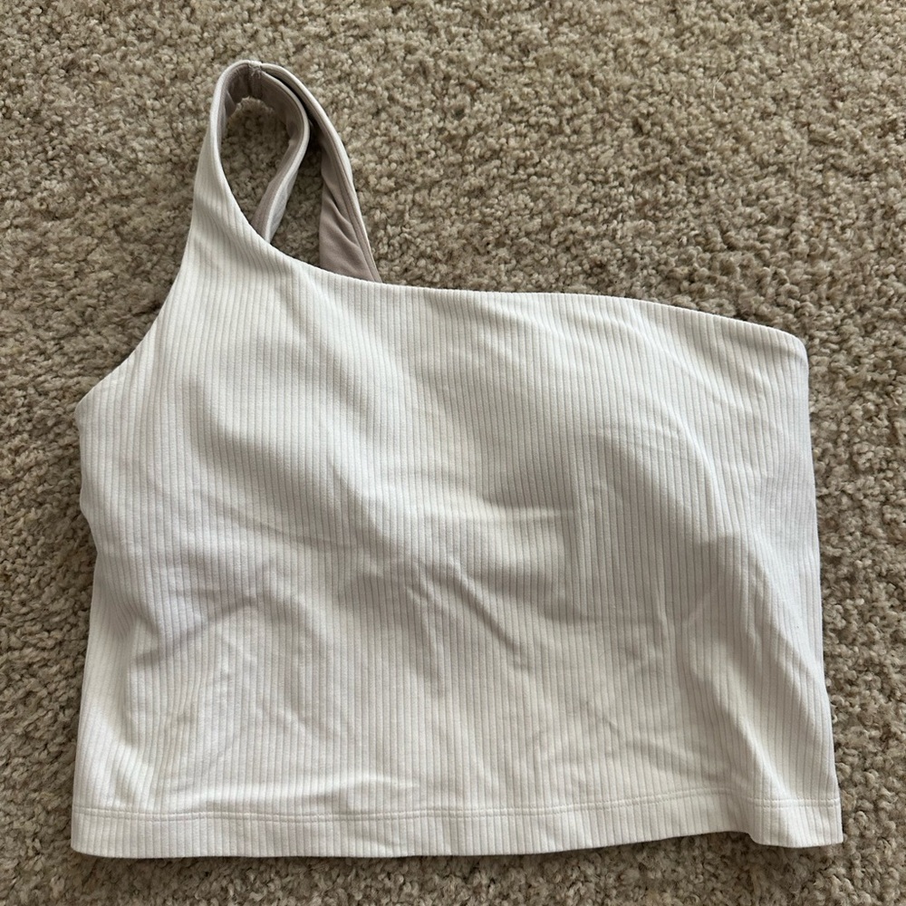 lululemon athletica one shoulder align tank (ribbed)